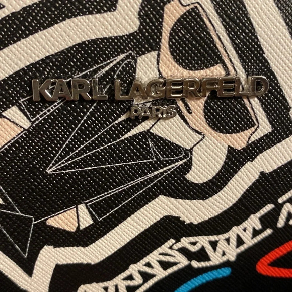 Karl Lagerfeld Maybelle graffiti backpack - Picture 4 of 9